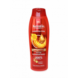 Шампунь-уход IRIS Keratin program 400мл hair therapy Шампунь-уход IRIS Keratin program 400мл hair therapy