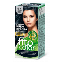 Крем-краска стойкая для волос Fitocolor цвета иссиня-черный Крем-краска стойкая для волос Fitocolor цвета иссиня-черный