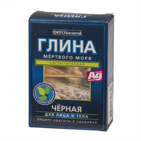 Глина черная Мертвого моря Фито Косметик 100 г Глина черная Мертвого моря Фито Косметик 100 г