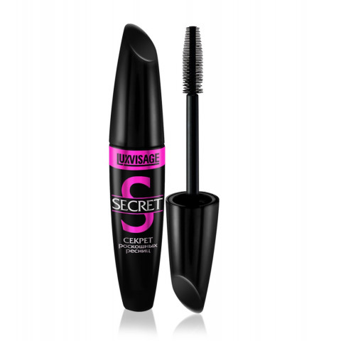Тушь для ресниц LUX visage СЕКРЕТ черная, 12гр
