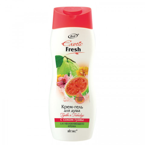 Крем-гель для душа Витекс EXOTIC FRESH JUISE ГУАВА и ГИБИСКУС 500мл